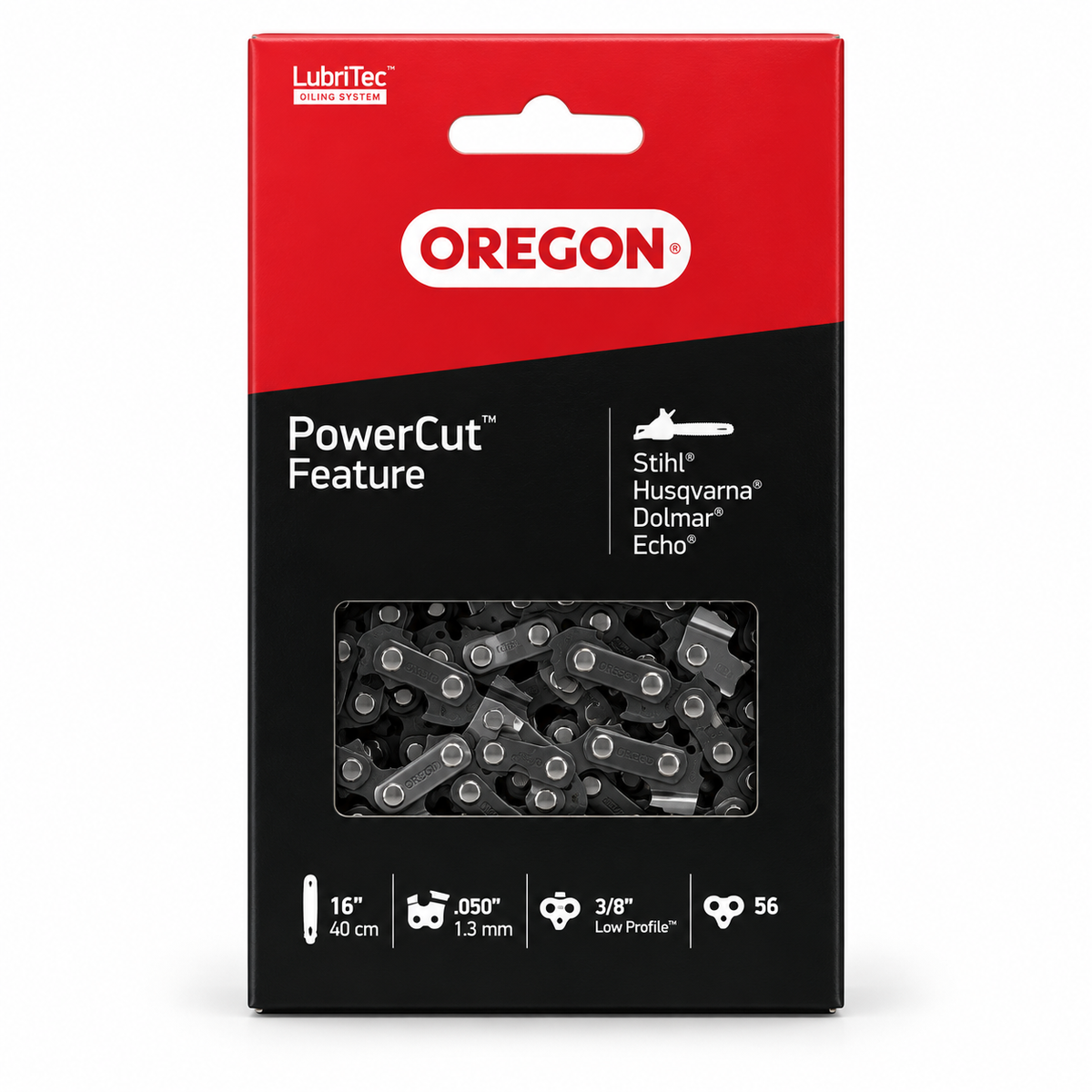 Chaîne tronçonneuse Oregon 75EXL072E 3/8" 1,6 mm 72 maillons 50 cm
