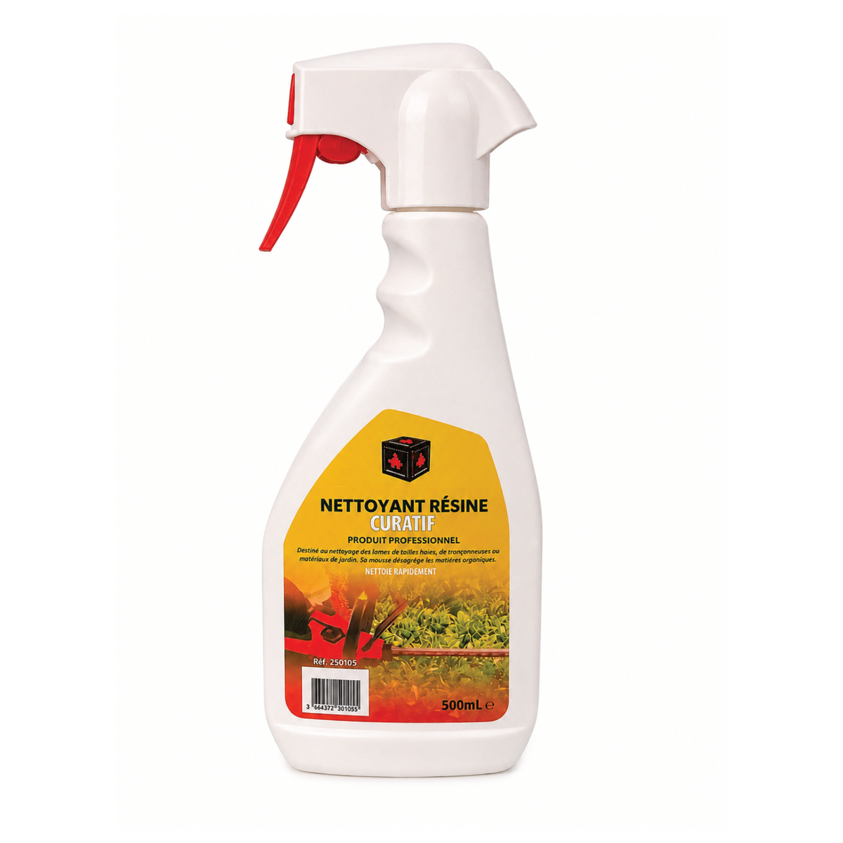 Nettoyant résine curatif professionnel 500 ml pour lames et outils de jardin