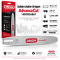 Guide tronçonneuse Oregon AdvanceCut 140SXEA041 35 cm 3/8" LP 1,3 mm