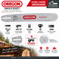 Guide tronçonneuse Oregon 160SDEA095 40 cm 3/8" LP 1,3 mm