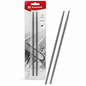 Lot de 2 limes rondes Kramp Ø 4,0 mm 5/32 pour chaîne de tronçonneuse