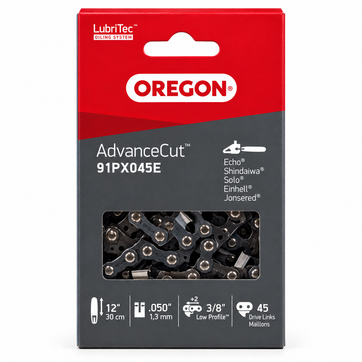 Chaîne tronçonneuse Oregon 91PX045E 3/8" LP 1,3 mm 45 maillons
