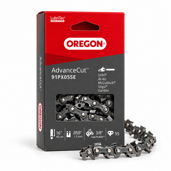Chaîne tronçonneuse Oregon 91PX055E – 3/8" LP – 1,3 mm – 55 maillons
