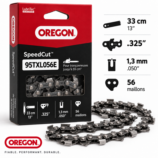 Chaîne tronçonneuse Oregon 95TXL056E .325" 1,3 mm 56 maillons