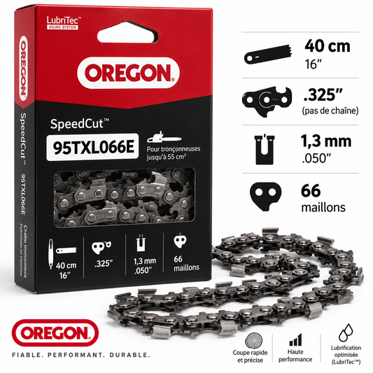 Chaîne tronçonneuse Oregon 95TXL066E .325" 1,3 mm 66 maillons