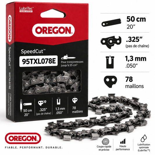 Chaîne tronçonneuse Oregon 95TXL078E .325" 1,3 mm 78 maillons