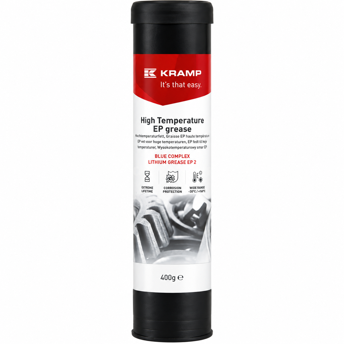 Cartouche de graisse haute température EP Kramp 400 g NLGI 2