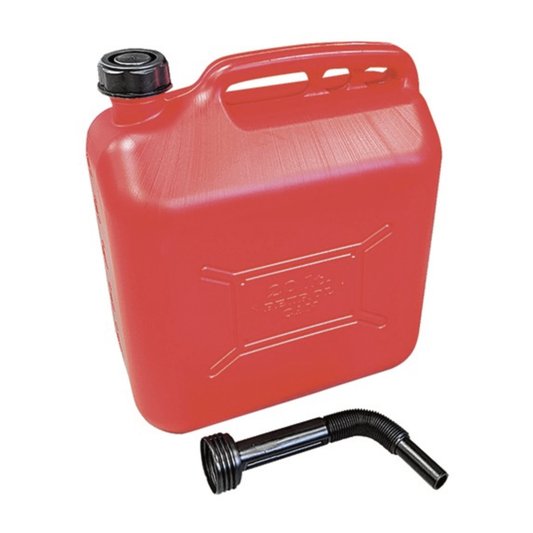Jerrican essence 20 litres avec bec verseur pour motoculture