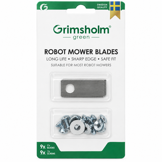 Lot de 9 lames Grimsholm FGP114 pour robot tondeuse Honda Miimo
