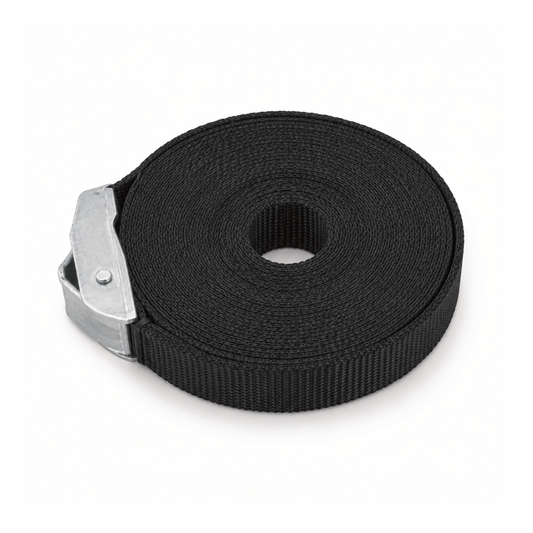 Sangle d’arrimage à boucle 25 mm pour maintien et transport de matériel