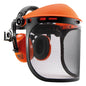 Set de débroussaillage orange SOLIDUR – Visière + casque antibruit SNR 25 dB